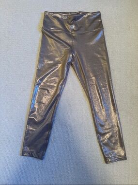 Athleta Shimmer champagne Leggings